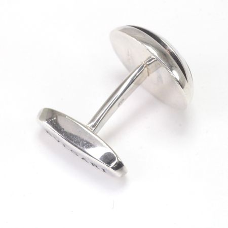  BVLGARI ブルガリ カフス SILVER925 ロゴ文字オーバル型