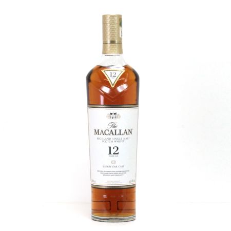  The MACALLAN マッカラン ハイランドシングルモルトウイスキー 12年 シェリーオークカスク 700ml 40度 ギフトBOX付 未開栓