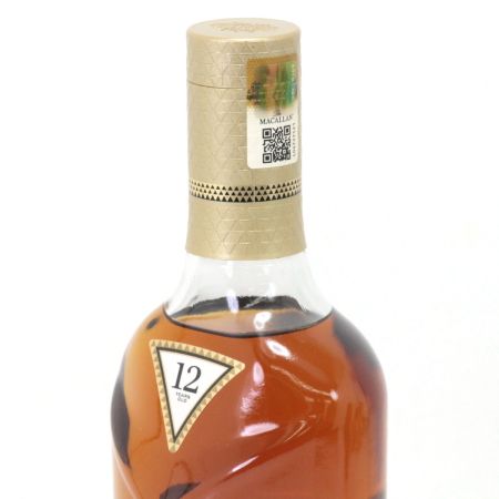  The MACALLAN マッカラン ハイランドシングルモルトウイスキー 12年 シェリーオークカスク 700ml 40度 ギフトBOX付 未開栓