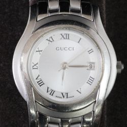 $$ GUCCI グッチ レディース クォーツ 腕時計 5500L Cランク