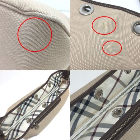  BURBERRY バーバリー ショルダーバッグ ハンドタイプストラップ欠品 ベージュ