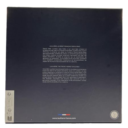  LAULHERE ローレル CAMPAN カンパン ウールベレー帽 ネイビー