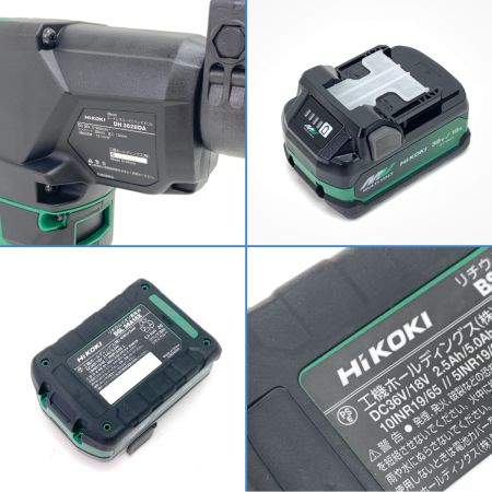  HiKOKI ハイコーキ コードレス ロータリ ハンマドリル DH3628DA 36V (2XPZ) グリーン