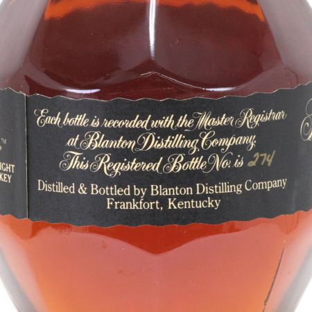  Blanton's シングルバレル バーボンウイスキー 40度 750ml 未開栓