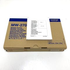  Brother A6サイズ 薄型感熱 モバイルプリンター ペーパーガイド付き MW-270 Sランク