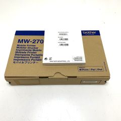  Brother モバイルプリンター 薄型感熱 A6サイズ ペーパーガイド付き MW-270 Sランク