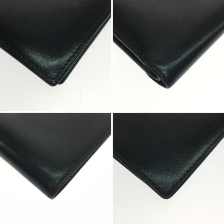  Cartier カルティエ  2つ折り財布 パシャ レザー ブラック