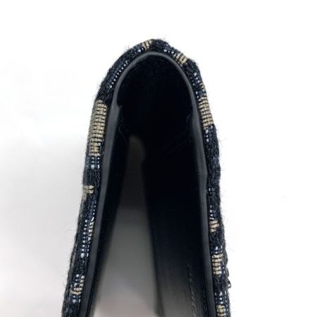  Christian Dior クリスチャンディオール バーティカル 二つ折カードケース 12-BO-0272 ネイビー