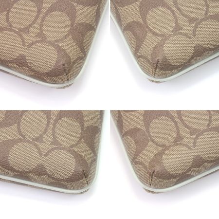  COACH コーチ シグネチャー ミニ ローアン ファイル バッグ CF340