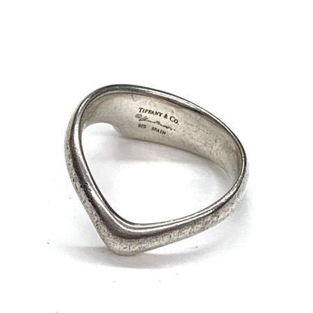  Tiffany & Co. ティファニー カーブドウェーブハートリング SV925 10号