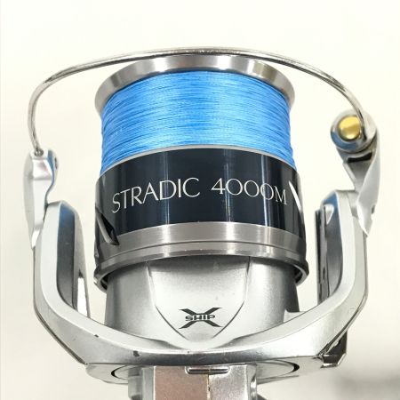  SHIMANO シマノ 15ストラディック 4000HGM-K キズ有 釣り用品 リール スピニングリール 03416
