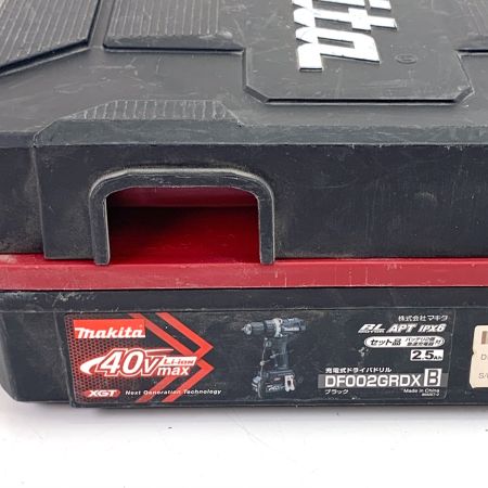  Makita マキタ  充電式 ドライバドリル 40V 2.5Ah DF002G バッテリ1個 充電器 ケース付 動作確認済