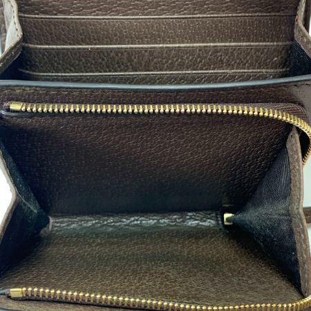  GUCCI グッチ GGマーモント 2つ折り財布 598662 ブラウン