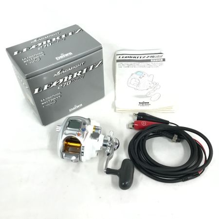  DAIWA ダイワ レオブリッツ 270MM キズ有 程度B 箱 ケーブル付 釣り用品 リール 電動リール 801251