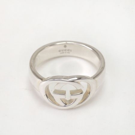  GUCCI グッチ リング 15号 インターロッキング SV925