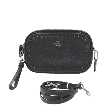  COACH コーチ ショルダーバッグ F1677 ブラック