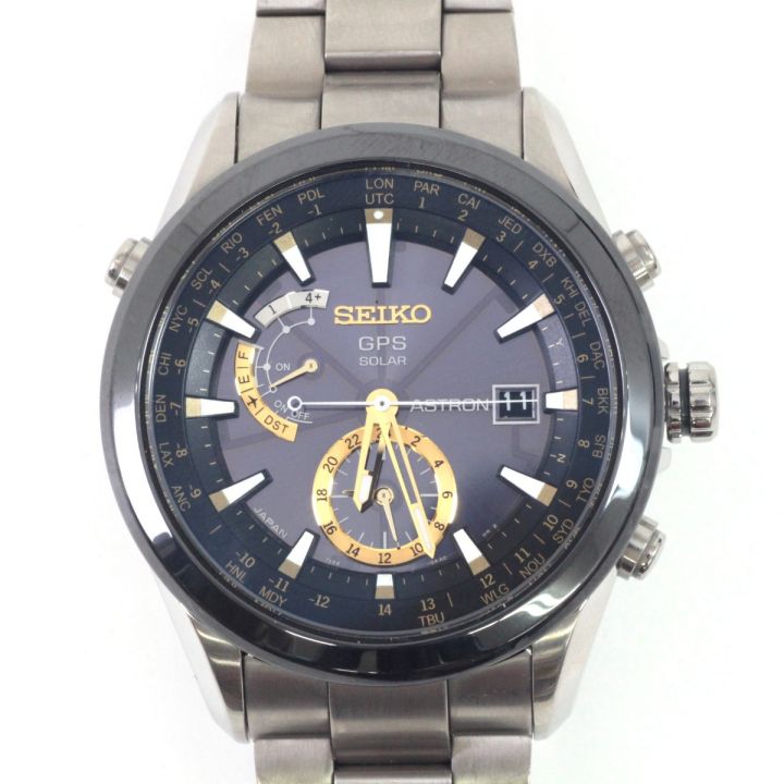 SEIKO セイコー ASTRON 電波ソーラー腕時計 7X52-0AA0 - 中古腕時計 