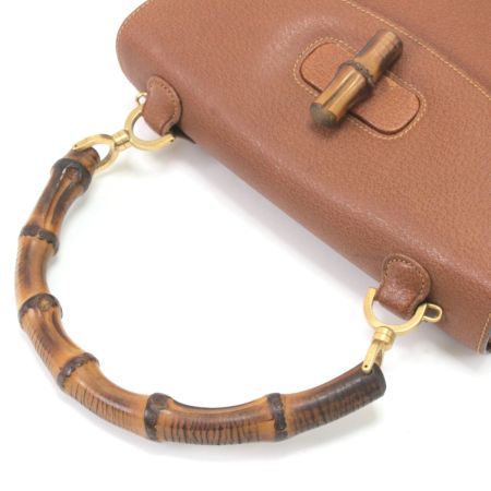 GUCCI グッチ ハンドバッグ バンブー ショルダーストラップ欠品 000.1951.0633 ブラウン