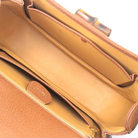 GUCCI グッチ ハンドバッグ バンブー ショルダーストラップ欠品 000.1951.0633 ブラウン