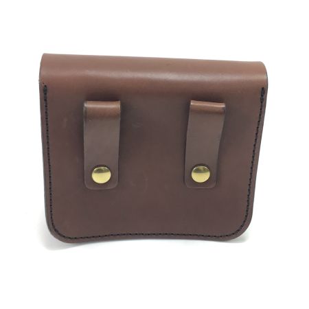  HERZ 前ポケット付ベルトポーチ ブラウン