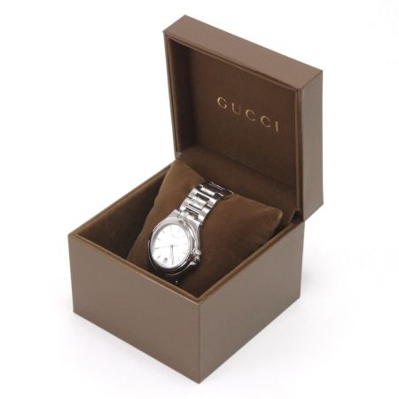  GUCCI グッチ メンズクォーツ ステンレススチール シルバー 9040M