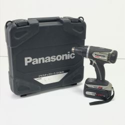 $$ Panasonic パナソニック ドライバドリル 充電池・ケース付 14.4v/18v 130710 EZ74A1 ブラック Bランク