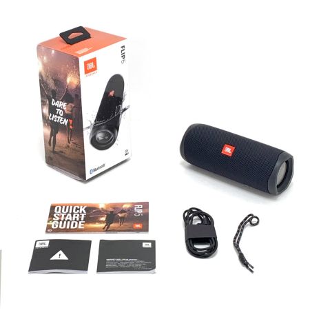 JBL FLIP5 Bluetooth ポータブル ウォータープルーフ スピーカー JBLFLIP5BLK