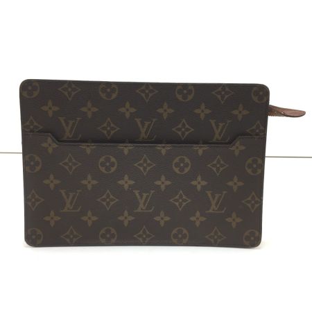  LOUIS VUITTON ルイヴィトン セカンドバッグ モノグラム・エクリプス ポシェットオム 外ポケットベタ有 M51795 ブラウン