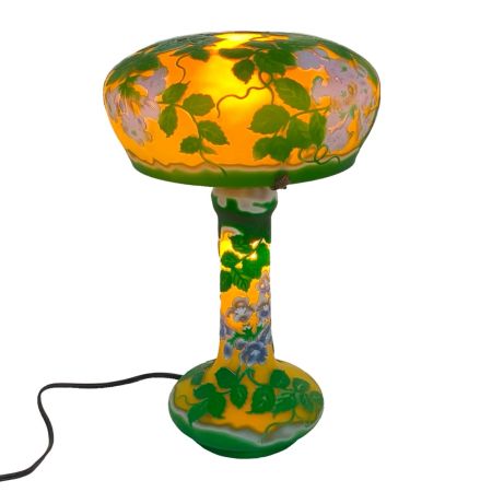    デスクスタンド ガレ風 アンティークテーブルランプ