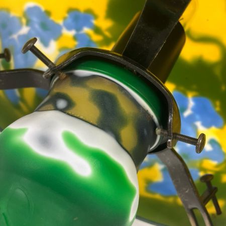    デスクスタンド ガレ風 アンティークテーブルランプ