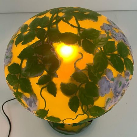    デスクスタンド ガレ風 アンティークテーブルランプ