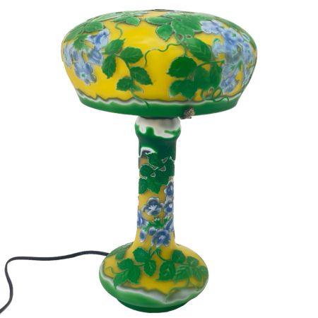    デスクスタンド ガレ風 アンティークテーブルランプ