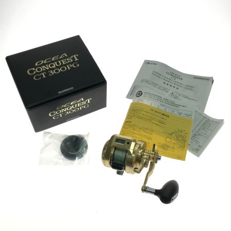  SHIMANO シマノ 18オシアコンクエスト 300PG キズ有 釣り用品 リール ベイトリール 03821