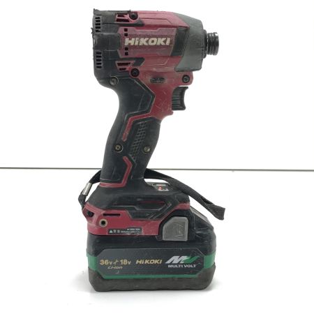  HiKOKI ハイコーキ インパクトドライバ WH36DD レッド