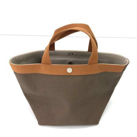  Herve Chapelier ハンドバッグ ヴィゴーニュ 707GP ブラウン