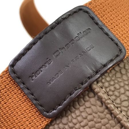  Herve Chapelier ハンドバッグ ヴィゴーニュ 707GP ブラウン