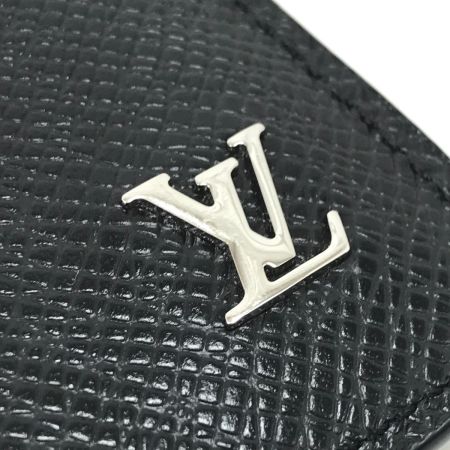  LOUIS VUITTON ルイヴィトン 2つ折り財布 タイガ ポルトフォイユ・ミュルティプル M30295 ブラック