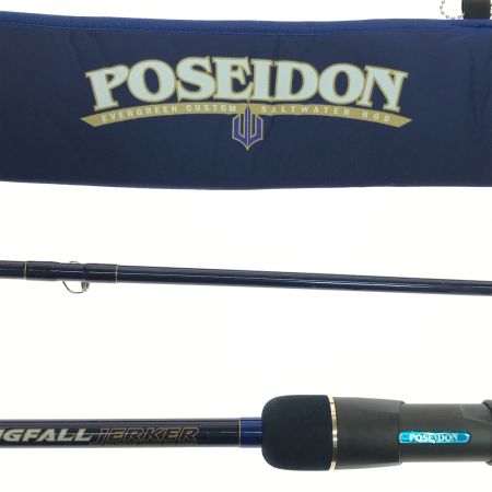  EVER GREEN エバーグリーン ルアーロッド ロングフォールジャーカー ガイド修復跡あり ﾎﾟｾｲﾄﾞﾝPLFJ710M-3