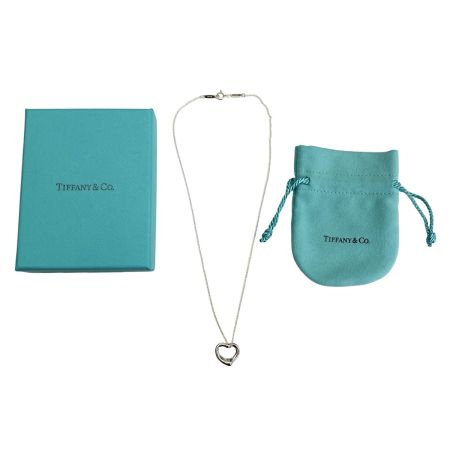  Tiffany & Co. ティファニー オープンハートネックレス Ag925 約40cm