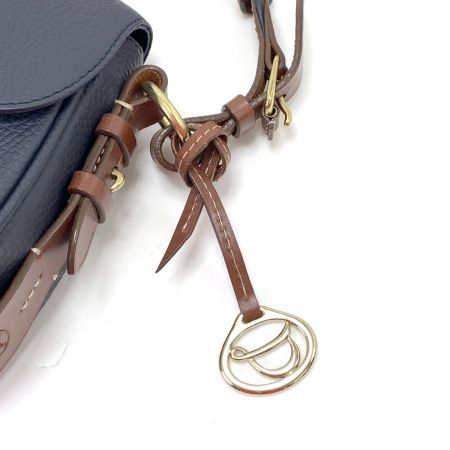  Somes Saddle ソメスサドル セミショルダーバッグ ストラップ付 ネイビー