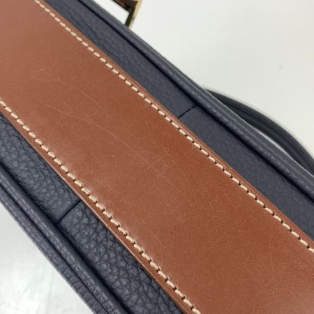  Somes Saddle ソメスサドル セミショルダーバッグ ストラップ付 ネイビー