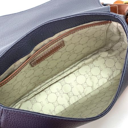  Somes Saddle ソメスサドル セミショルダーバッグ ストラップ付 ネイビー