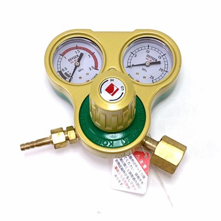  小池酸素 セフティゴールドV アセチレンガス圧力調整器＋酸素調整器セット