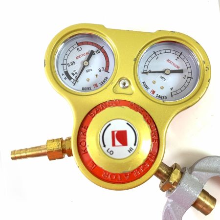  小池酸素 セフティゴールドV アセチレンガス圧力調整器＋酸素調整器セット