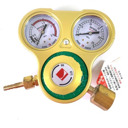  小池酸素 セフティゴールドV アセチレンガス圧力調整器＋酸素調整器セット