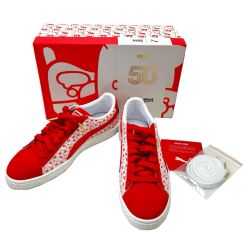 $$ PUMA プーマ Suede Classic×Hallo Kitty スウェード クラシック×ハローキティ 25cm Aランク