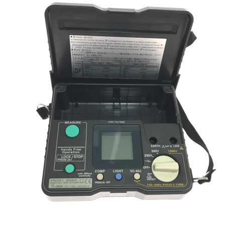  HIOKI ディジタルメグオームハイテスタ 絶縁抵抗計 通電確認のみ 3454-11