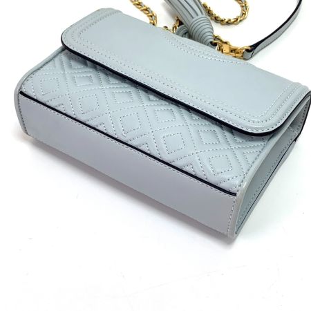  TORY BURCH トリーバーチ チェーンショルダーバッグ スモールフレミングバッグ スカイブルー