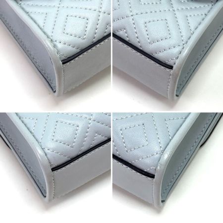  TORY BURCH トリーバーチ チェーンショルダーバッグ スモールフレミングバッグ スカイブルー