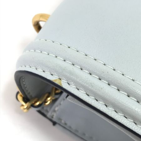  TORY BURCH トリーバーチ チェーンショルダーバッグ スモールフレミングバッグ スカイブルー